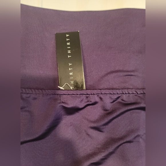 Thirty thirty backless chain strap top Purple Meduim NWT - Picture 3 of 4